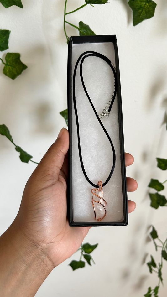 Quartz Pendant Necklace